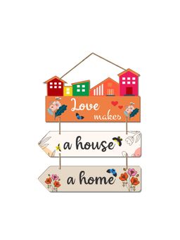 Art Vibes - Decorative Wooden Wall Hanging for Home