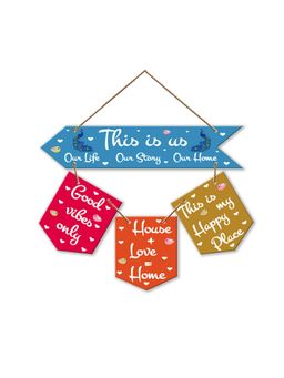 Art Vibes - Decorative Wooden Wall Hanging for Home