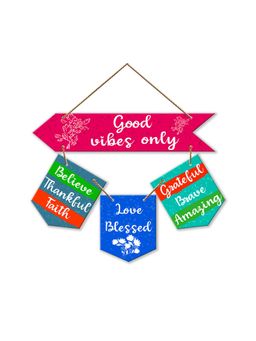 Art Vibes - Decorative Wooden Wall Hanging for Home