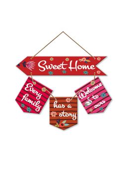 Art Vibes - Decorative Wooden Wall Hanging for Home