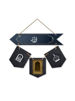 Art Vibes - Decorative Wooden Wall Hanging for Home