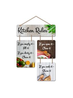 Art Vibes - Wooden Wall Hanging for Home Decoration