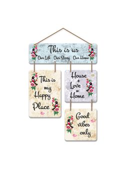Art Vibes - Wooden Wall Hanging for Home Decoration