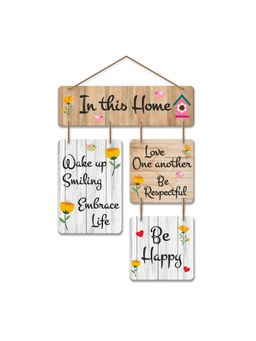 Art Vibes - Wooden Wall Hanging for Home Decoration