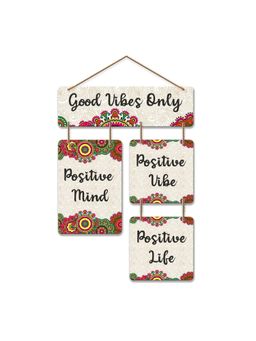 Art Vibes - Wooden Wall Hanging for Home Decoration