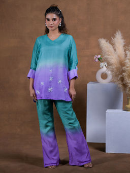 Phulkari Forever - Multi-Colour Pure Silk Pant