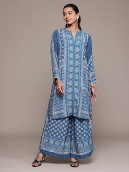 Ritu Kumar - Blue Zunairaa Printed Co-Ord Set