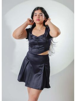 Make believe by Ritika - Luna Black Pleated Skirt