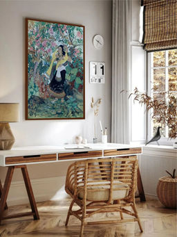 The Art House - Abstract Painting Multicolor (40X30 Inches)