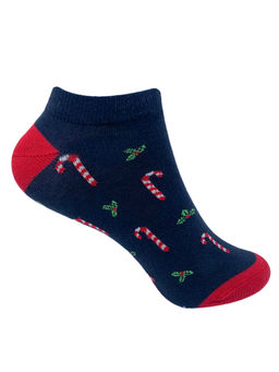 Mint & Oak - Sweet Feet Socks For Women - Navy Blue (Free Size)