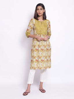 W - Celery Green Kurta