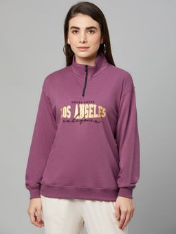 Club York - Women Purple Sweatshirt