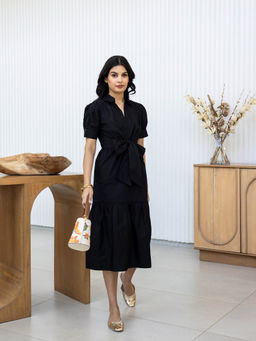 RUIAAN - Soothe Dress - Black