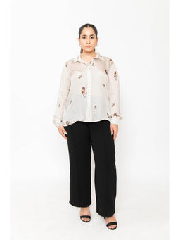 Contemponari - Wilted Petals Shirt - White
