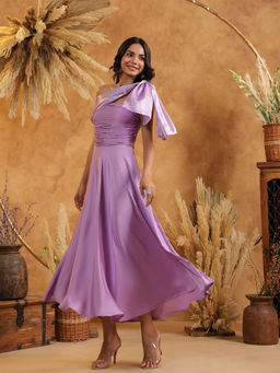 B'Infinite - Lavender Grace Bow Dress