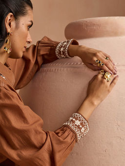 Style Island - Penelope Embroidered Shirt - Brown