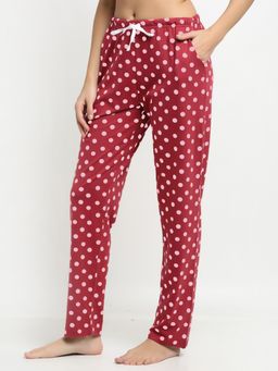 Kanvin - Womens Printed Pyjamas Red