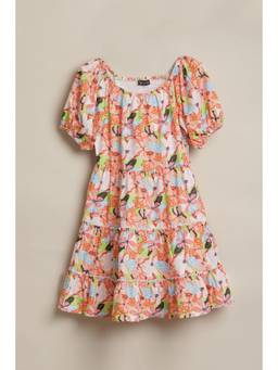 Allen Solly - Multi-Color Printed Knee Length Dress