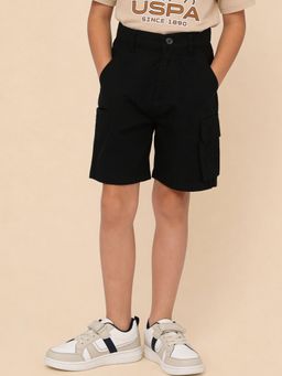U.S. POLO ASSN. - Black Solid/Plain Short