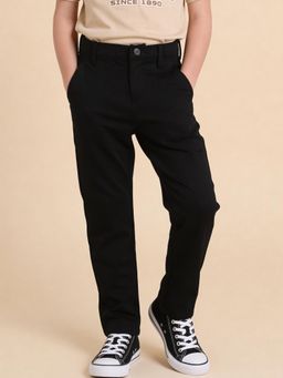 U.S. POLO ASSN. - Black Solid/Plain Trouser