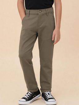 U.S. POLO ASSN. - Olive Solid/Plain Trouser
