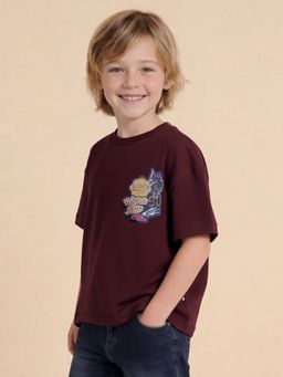 U.S. POLO ASSN. - Red Graphic Half Sleeves T-Shirt