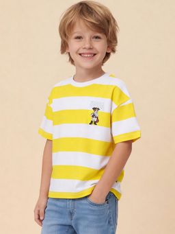 U.S. POLO ASSN. - Multi-Color Stripes Half Sleeves T-Shirt