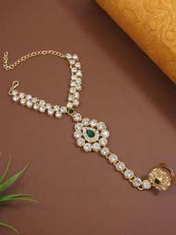 I Jewels - Women Gold Plated Ring Bracelet