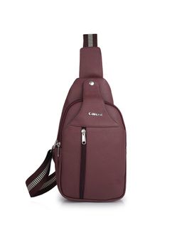 Cimoni - Maroon Latest Stylish Genuine Leather Crossbody Bag
