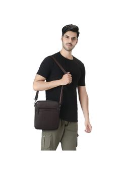 Cimoni - Brown Latest Stylish Premium Genuine Leather Sling Bag