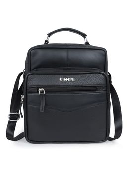 Cimoni - Black Latest Stylish Premium Genuine Leather Sling Bag