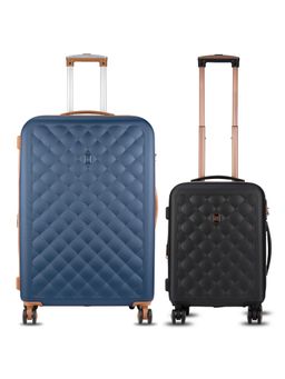 it luggage - Cushion Lux 16 1646 A 08 Poseidon 78 Black 54 cm Trolley Bag (Pack of 2)