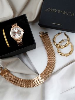 Joker and Witch - Joker & Witch Asher Gold Statement Love Stack (M)