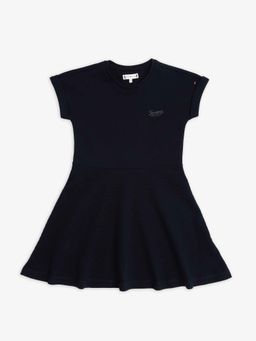 Tommy Hilfiger - Blue Solid Slim Dress