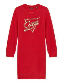 Guess - Red Embellished Regular Dress