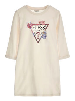 Guess - Off White Solid Regular Dress