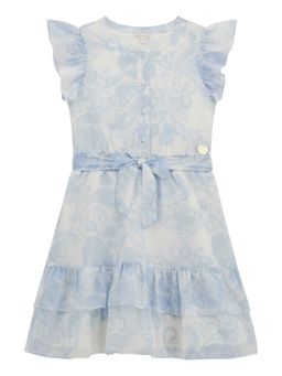 Guess - Blue Floral A-Line Dress