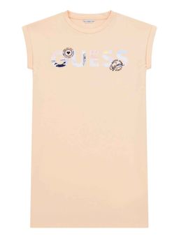 Guess - Peach Printed Regular Dress