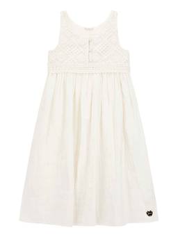 Guess - Off White Embroidered Regular Dress