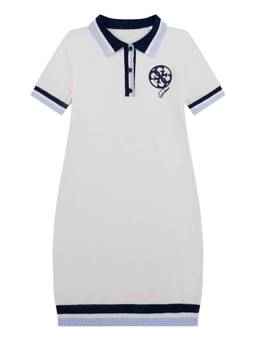 Guess - Off White Solid Regular Dress