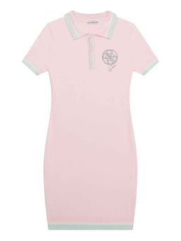 Guess - Pink Solid Regular Dress