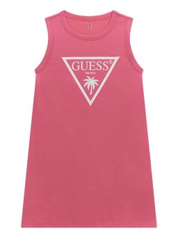 Guess - Pink Solid Regular Dress