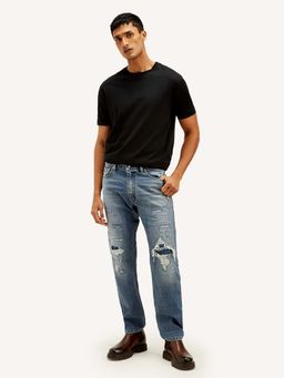 Levi's - Men's 555 Straight Fit Blue Jeans