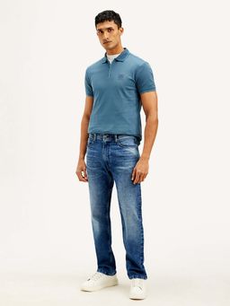 Levi's - Men's 555 Straight Fit Blue Jeans