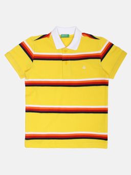 United Colors of Benetton - Stripe T-shirt- Yellow