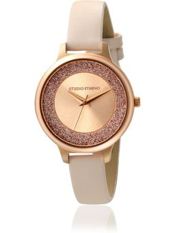 Studio Etheno - Rose Gold Dial Color Casual Watch For Women
