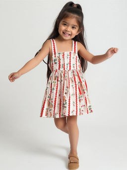 Hopscotch - Rabbit Print Casual Dress