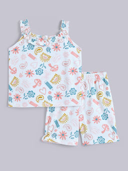 Hopscotch - 2-Pc Ruffle Top and Shorts
