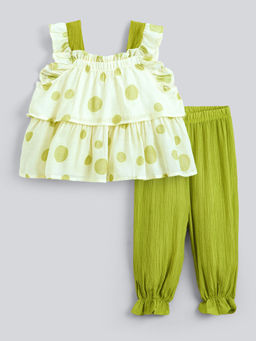 Hopscotch - 2-Piece Polka Dot Top and Pant
