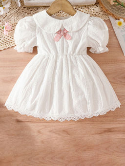 Hopscotch - Floral Embroidered Casual Dress